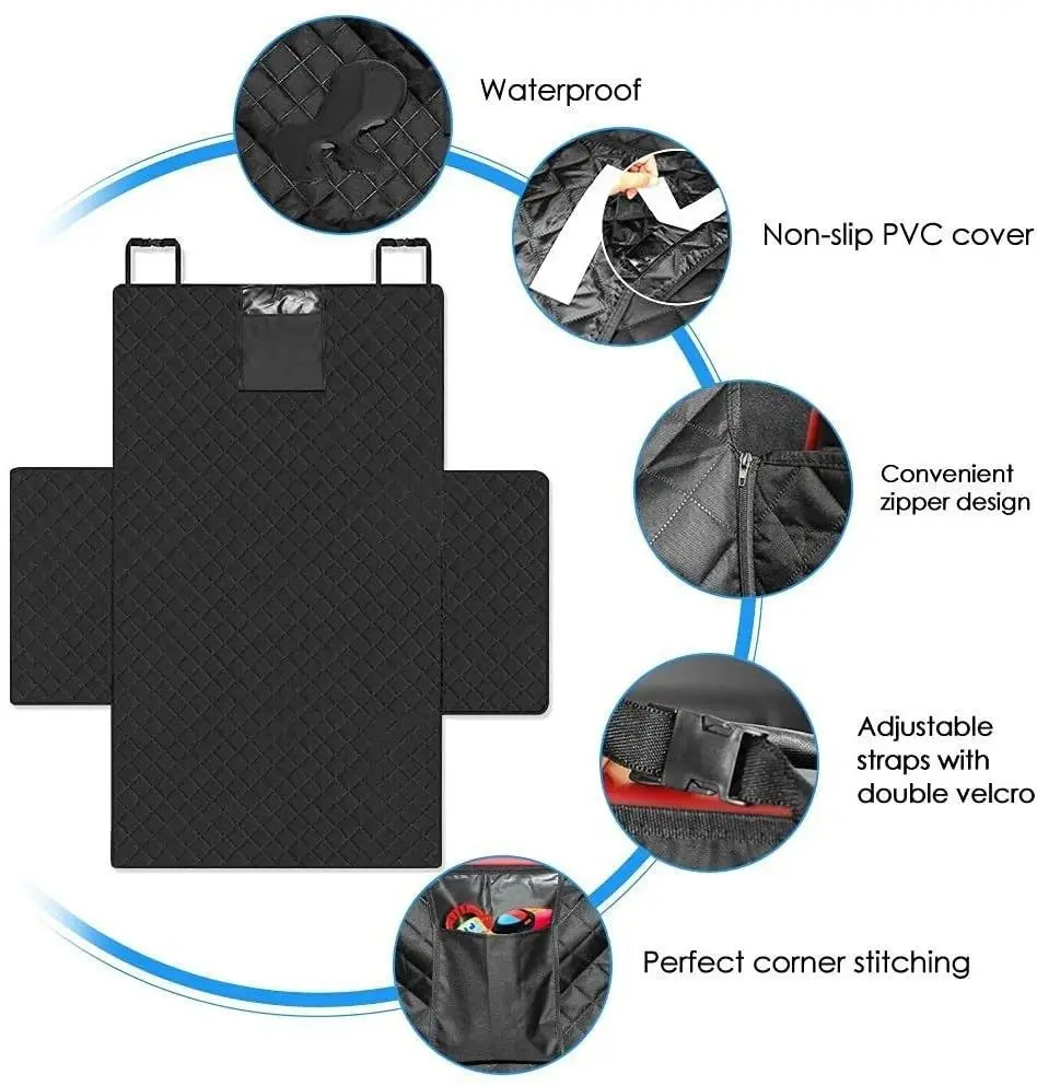 Housse de protection siège arrière voiture pour chien – vue 2