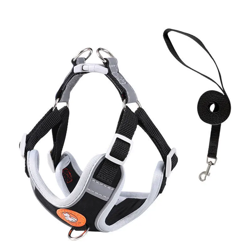 Harnais anti-traction réglable pour petit chien et chat – vue 8