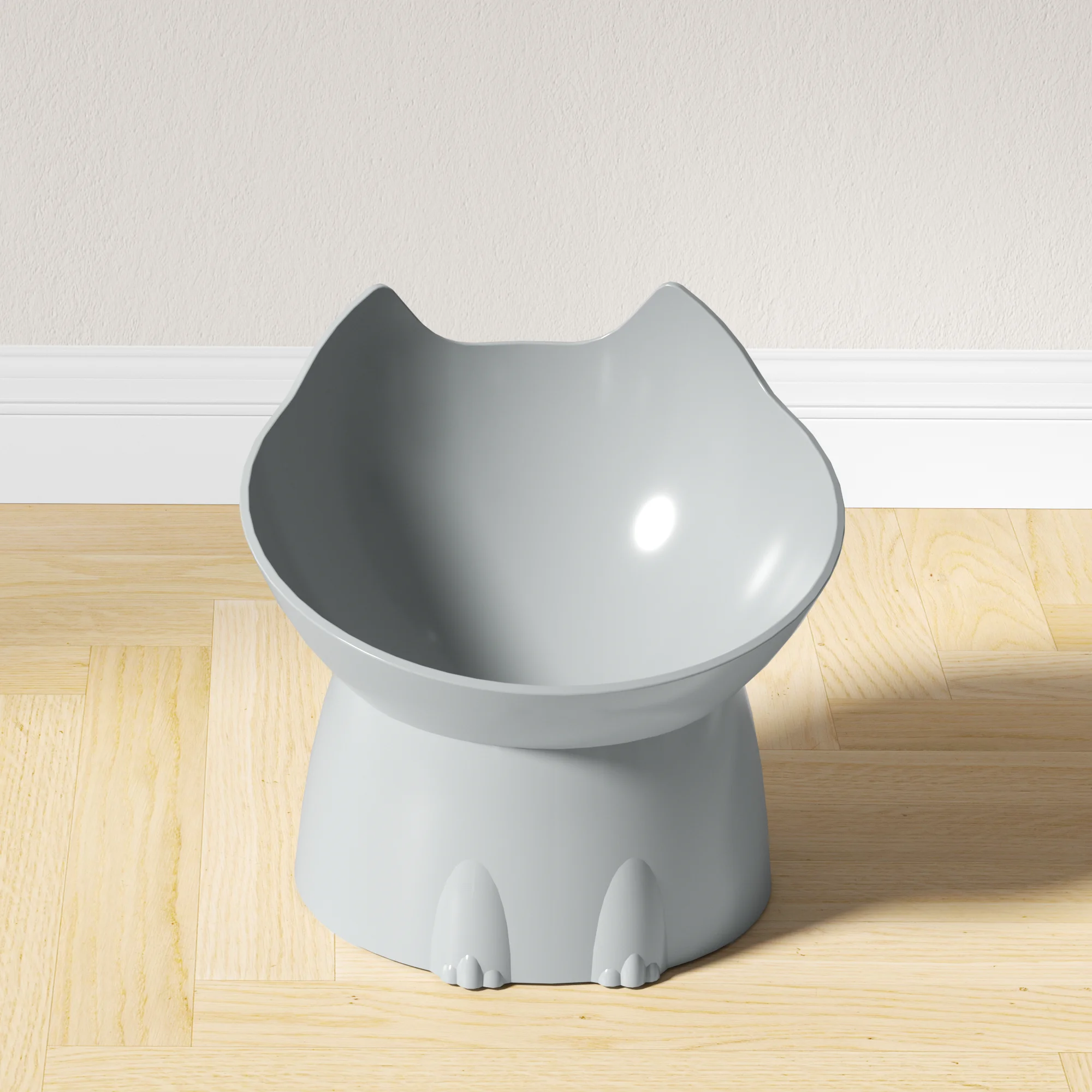 Gamelle surélevée et inclinée pour chat – vue 5