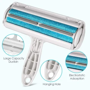 Rouleau anti-poils réutilisable pour chien et chat