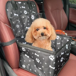 Siège auto rehausseur pour petit chien