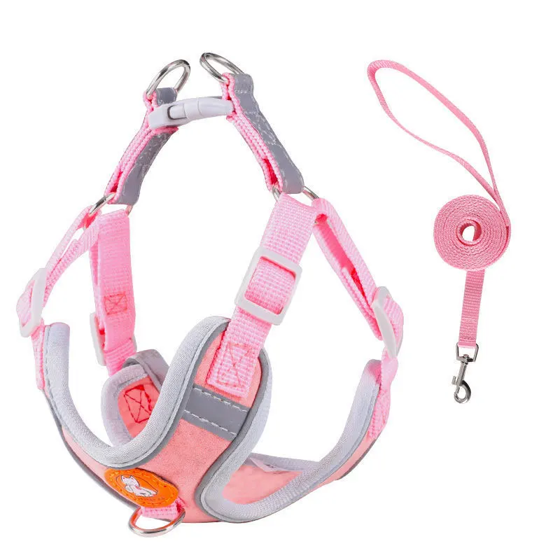 Harnais anti-traction réglable pour petit chien et chat – vue 12